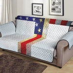 American Christian Cross Flag Print Sofa Protector