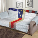 American Christian Cross Flag Print Sofa Protector