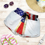 American Christian Cross Flag Print Women's Shorts