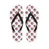 American Circle Flag Pattern Print Flip Flops