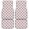 American Circle Flag Pattern Print Front and Back Car Floor Mats