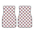 American Circle Flag Pattern Print Front Car Floor Mats