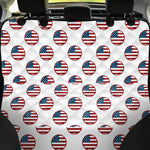 American Circle Flag Pattern Print Pet Car Back Seat Cover