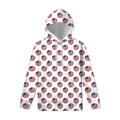 American Circle Flag Pattern Print Pullover Hoodie