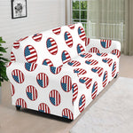 American Circle Flag Pattern Print Sofa Cover