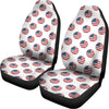 American Circle Flag Pattern Print Universal Fit Car Seat Covers