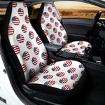 American Circle Flag Pattern Print Universal Fit Car Seat Covers