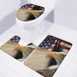 American Dream Of Liberty Print 3 Piece Bath Mat Set