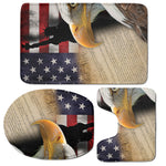 American Dream Of Liberty Print 3 Piece Bath Mat Set
