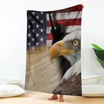 American Dream Of Liberty Print Blanket