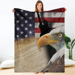 American Dream Of Liberty Print Blanket