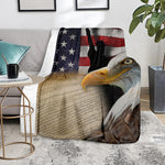 American Dream Of Liberty Print Blanket