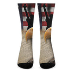 American Dream Of Liberty Print Crew Socks