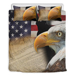 American Dream Of Liberty Print Duvet Cover Bedding Set