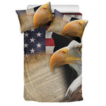 American Dream Of Liberty Print Duvet Cover Bedding Set