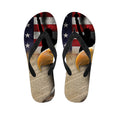 American Dream Of Liberty Print Flip Flops