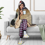 American Dream Of Liberty Print Hooded Blanket