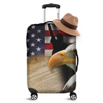 American Dream Of Liberty Print Luggage Cover