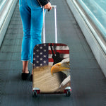 American Dream Of Liberty Print Luggage Cover