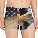 American Dream Of Liberty Print Men's Boxer Briefs