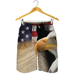 American Dream Of Liberty Print Men's Shorts