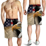 American Dream Of Liberty Print Men's Shorts