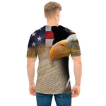 American Dream Of Liberty Print Men's T-Shirt