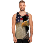 American Dream Of Liberty Print Men's Tank Top
