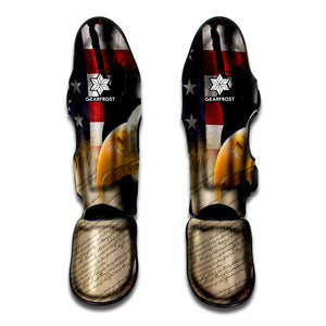 American Dream Of Liberty Print Muay Thai Shin Guard