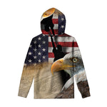 American Dream Of Liberty Print Pullover Hoodie