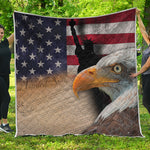 American Dream Of Liberty Print Quilt