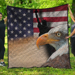 American Dream Of Liberty Print Quilt