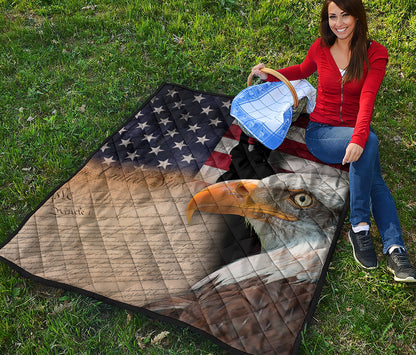 American Dream Of Liberty Print Quilt