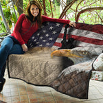 American Dream Of Liberty Print Quilt
