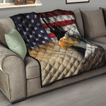 American Dream Of Liberty Print Quilt