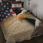 American Dream Of Liberty Print Quilt Bed Set