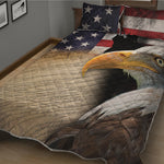 American Dream Of Liberty Print Quilt Bed Set