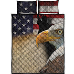 American Dream Of Liberty Print Quilt Bed Set