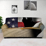 American Dream Of Liberty Print Sofa Cover
