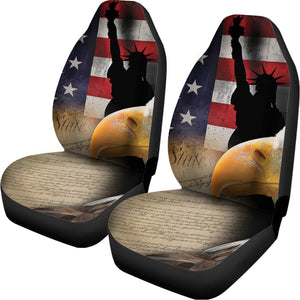 American Dream Of Liberty Print Universal Fit Car Seat Covers