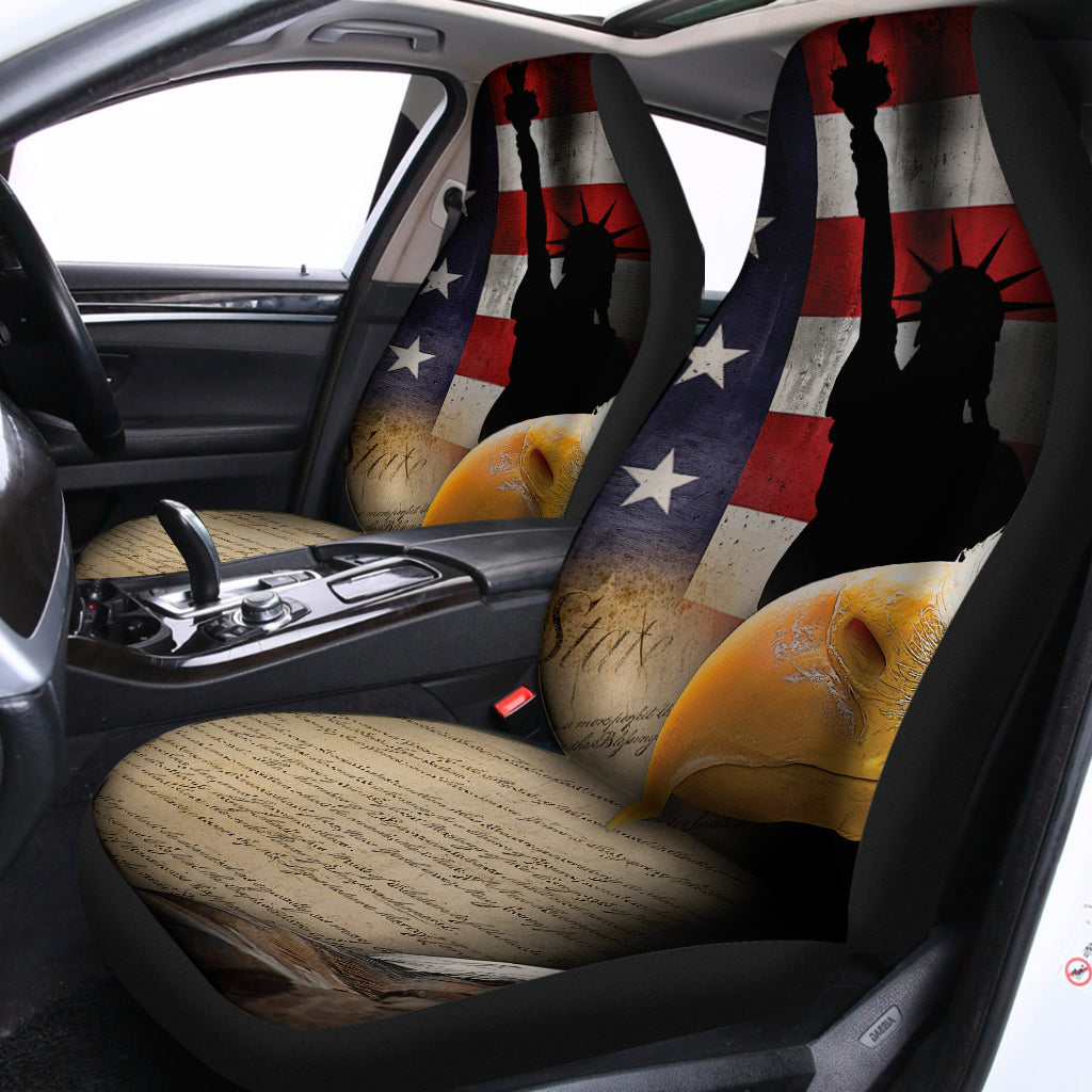 American Dream Of Liberty Print Universal Fit Car Seat Covers