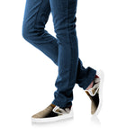 American Dream Of Liberty Print White Slip On Shoes