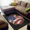 American Firefighter Emblem Print Area Rug