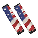 American Firefighter Emblem Print Car Seat Belt Covers