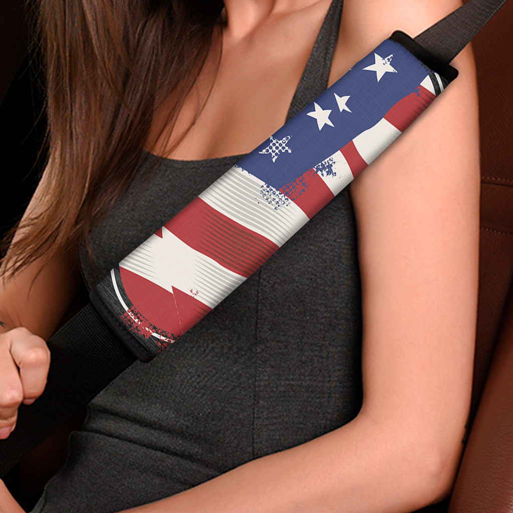 American Firefighter Emblem Print Car Seat Belt Covers