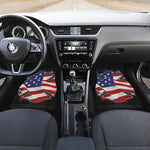 American Firefighter Emblem Print Front Car Floor Mats