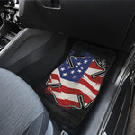 American Firefighter Emblem Print Front Car Floor Mats
