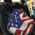 American Firefighter Emblem Print Pet Car Back Seat Cover