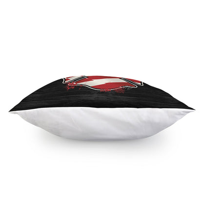 American Firefighter Emblem Print Pillow Cover