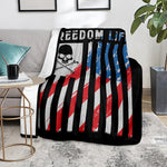 American Flag Freedom Life Print Blanket